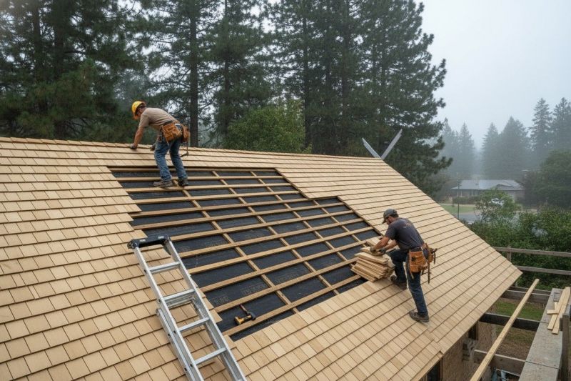 Causes Of Damage That Lead To Wood Shake Roof Repair